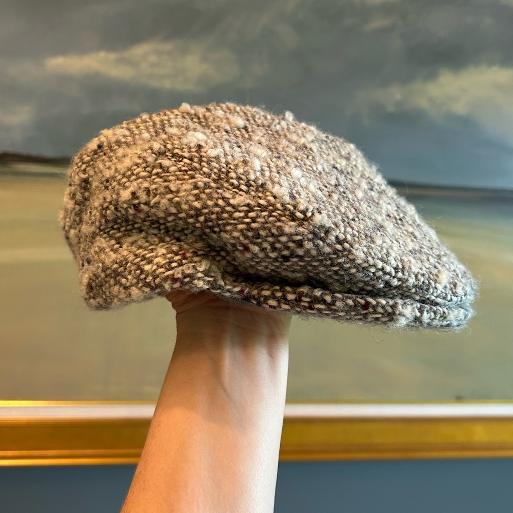 Vintage Men’s Irish Hand Woven Studio Donegal Cap